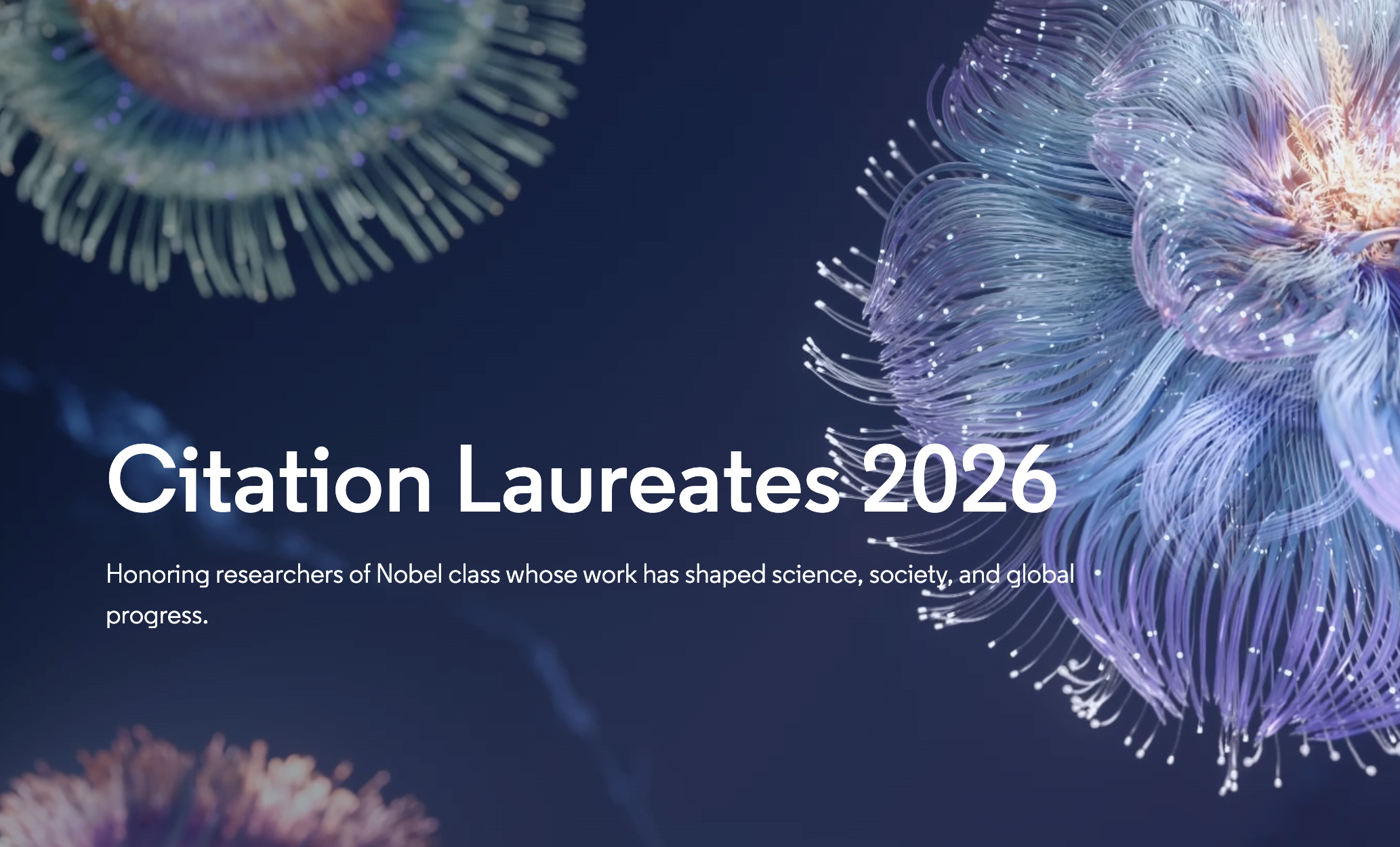 Clarivate Names 22 Citation Laureates for 2026
